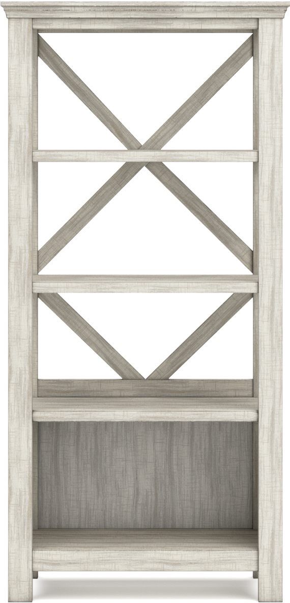 Signature Design by Ashley® Carynhurst Whitewash Large Bookcase-1
