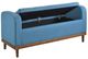 Mazin Furniture Brigitte Blue Lift Top Storage Bench-2