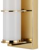 Currey & Company Blaine Brass Bath Wall Sconce-3