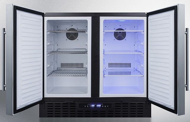 Summit® 5.8 Cu. Ft. Stainless Steel Under the Counter Refrigerator-2