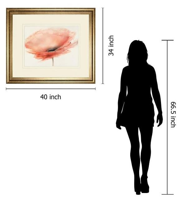 Classy Art Chiffon Poppy by Prior, J.P. Wall Art-3