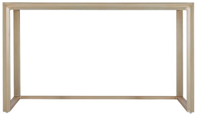 Hooker® Furniture Susan G. Komen Glass Top Blossoming Hope Writing Desk with Gold Base-2