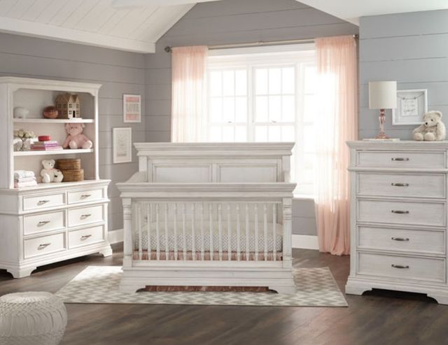 Westwood Design Kerrigan Rustic White Baby Dresser-1
