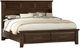 Vaughan-Bassett Sawmill Sedona King Louver Storage Bed-0