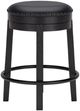 Signature Design by Ashley® Valebeck Black Upholstered Swivel Bar Stool-1