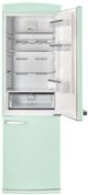 Unique® Appliances Classic Retro 24" 11.7 Cu. Ft. Summer Mint Green Counter Depth Bottom Freezer Refrigerator-3