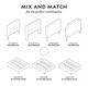 Malouf® Hennessey Oat King Headboard-3