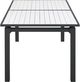 Meridian Furniture Nizuc White Polywood Outdoor Patio Extendable Dining Table-3
