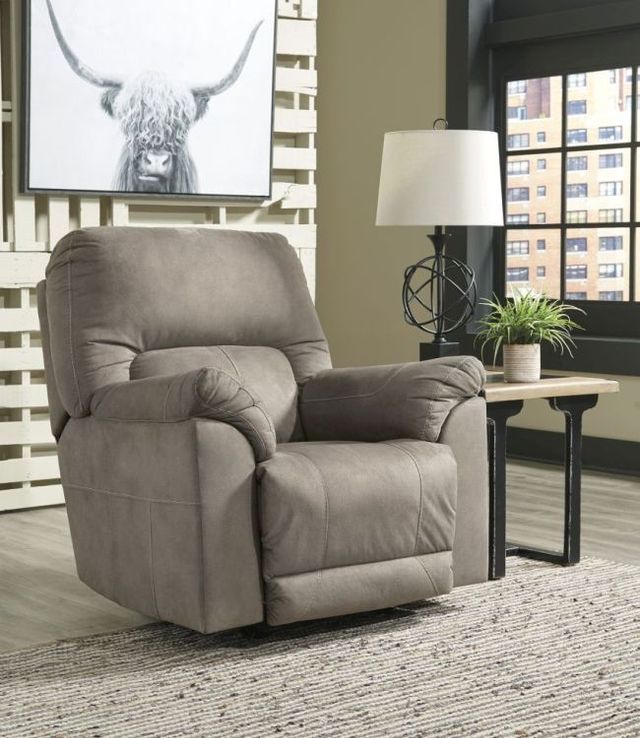 Benchcraft® Cavalcade Slate Rocker Recliner-2