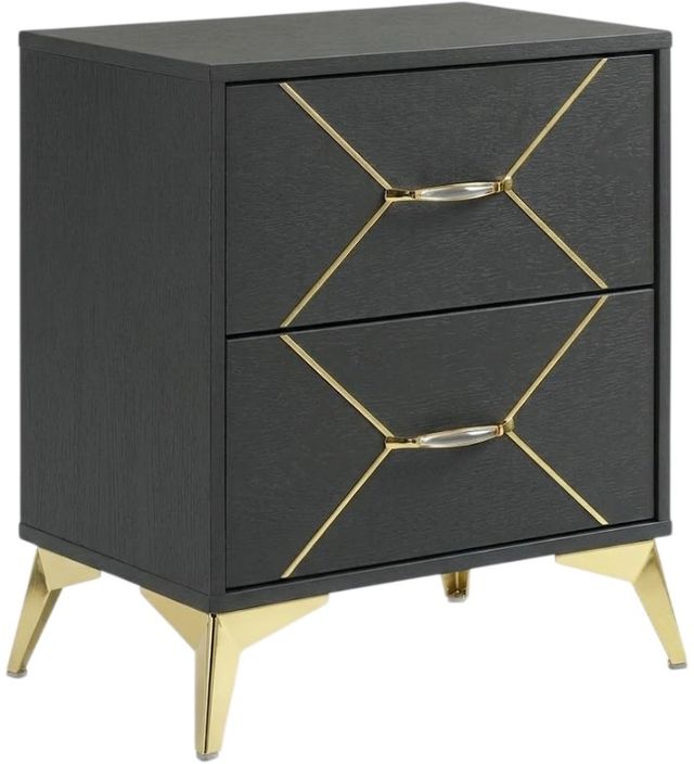 Bernards State Street Gray Nightstand-0
