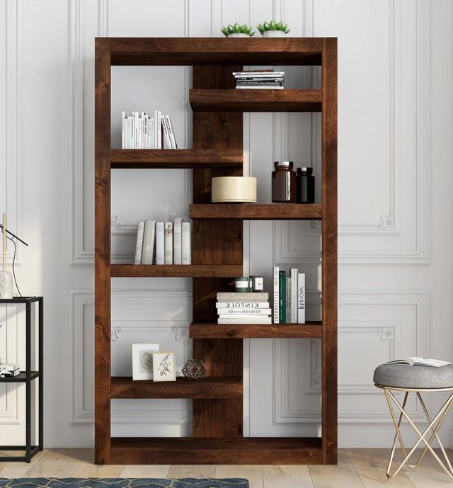 Legends Home Sausalito Whiskey 72" Bookcase-1