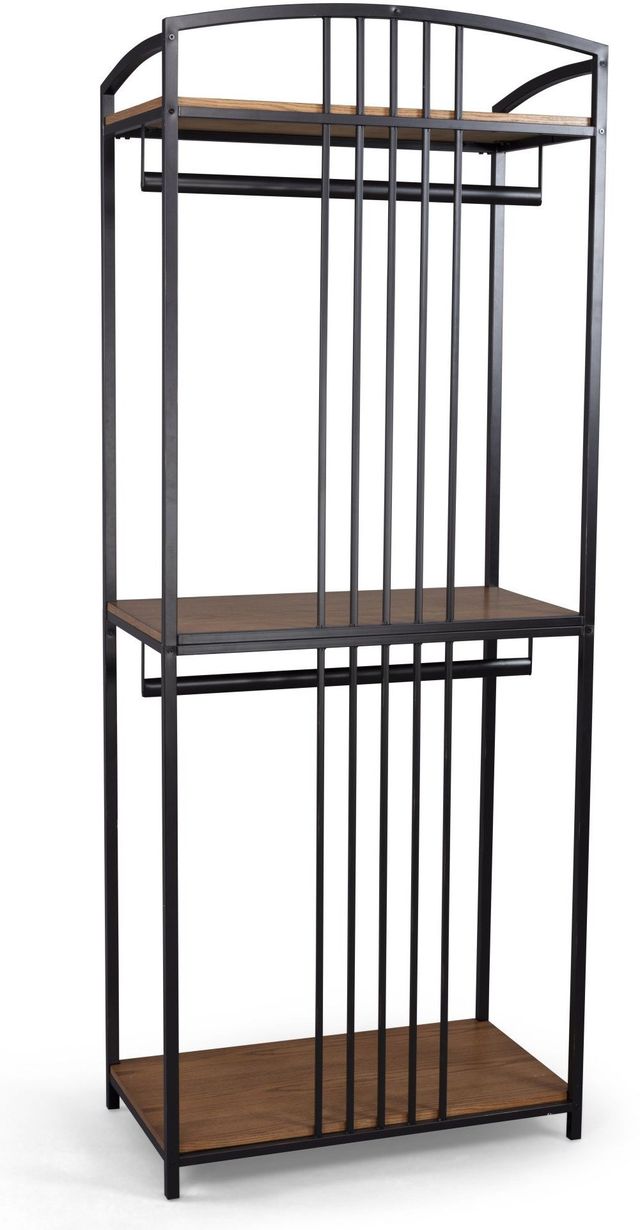 homestyles® Modern Craftsman Brown Closet Wall Hanging Unit-1