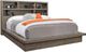 aspenhome® Modern Loft Greystone Queen Bookcase Bed-0