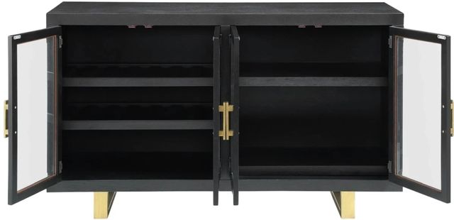 Steve Silver Co. Yves Rubbed Charcoal Server-2