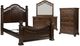 Liberty Furniture Messina Estates 4-Piece Cognac Queen Poster Bedroom Set with Chest-0
