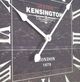 YHD Distressed Black Square Wooden Wall Clock-3