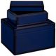 Currey & Company Lacquer 2-Piece Black/Navy Box Set-1