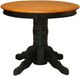 TEI St. Michael Woontone 36" Round Table with Black Base-0