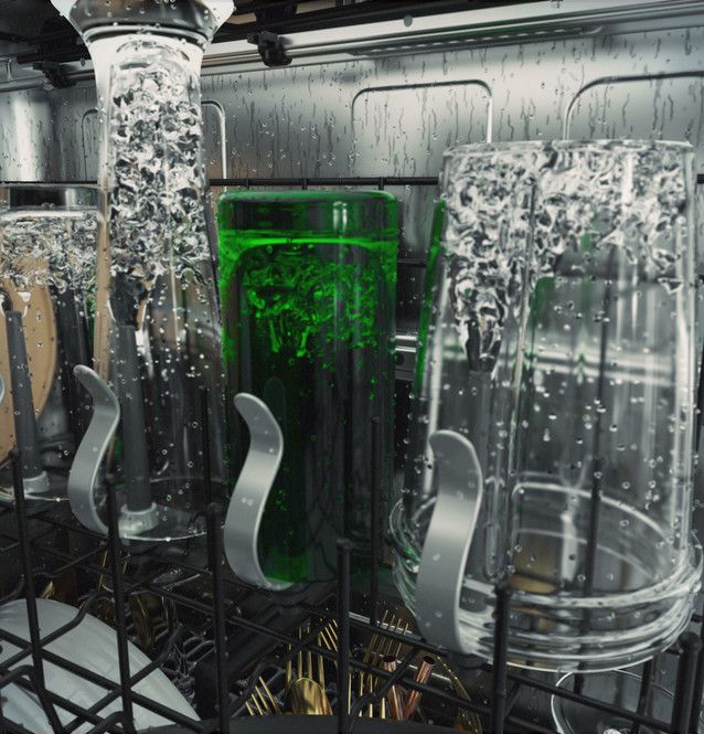 Cafe™ 24" Fingerprint Resistant Stainless Steel Top Control Built In Dishwasher-14
