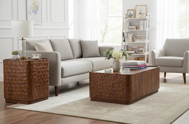 Jaipur Furniture Elodie Brown End Table-1