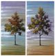 Crestview Collection Twins 2-piece Brown/Green Wall Art Set-0