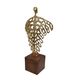 A & B Home Copper/Gold Statuary -0