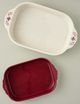 Magnolia Home by Joanna Gaines Marie 2-Piece Red/White Bakeware Set-0