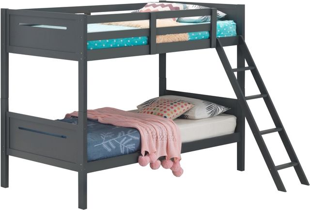 Coaster® Littleton Grey Twin/Twin Bunk Bed-3