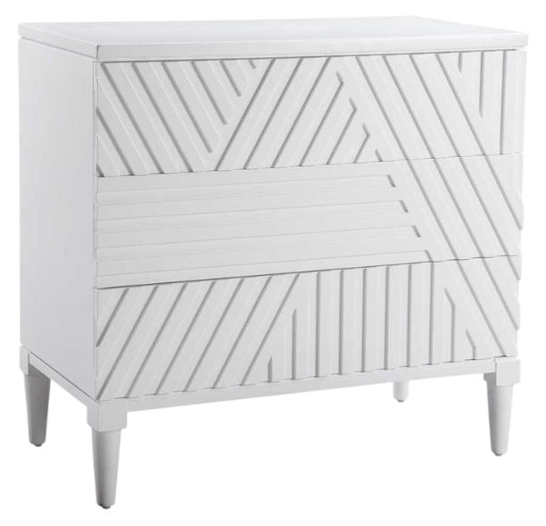 Uttermost® Colby White Drawer Chest-0
