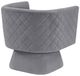 Homelegance® Candace Gray Swivel Chair-4