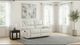 Coaster® Camila White Upholstered Motion Reclining Loveseat-2