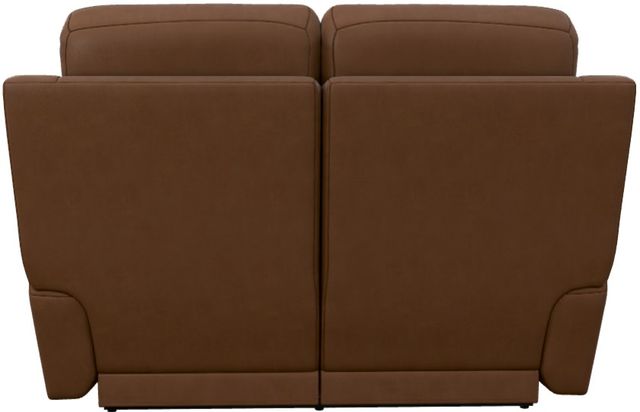 La-Z-Boy® Emmons Oak Leather Power Reclining Loveseat with Headrest-4