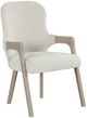 New Classic® Home Furnishings Gwendolyn Cerused Taupe Dining Arm Chair-0