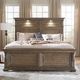 Liberty Furniture Carlisle Court Dusty Wax/Chestnut California King Panel Bed-1