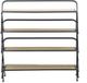 A & B Home Black/Natural Shelf-1