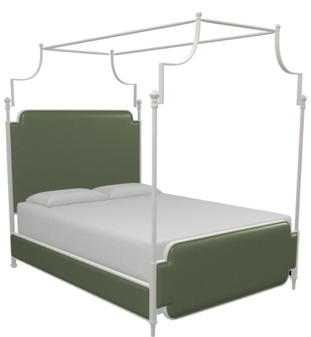 Wesley Allen Customizable Kenton Queen Upholstered Canopy Bed-3