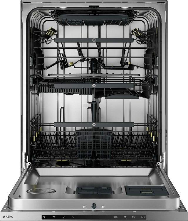 ASKO 60+ Series 24" Stainless Steel Top Control Built-In Dishwasher-2