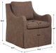 Uttermost® Luisa Pinstripe Swivel Chair-3