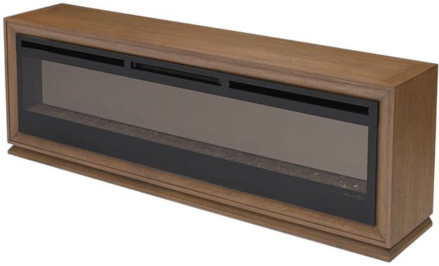 Michael Amini® Portrait Sienna Brown Fireplace with Electric Insert-3