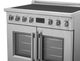 FORNO® Torino Series Alta Qualita 36" Stainless Steel Pro Style Induction Range with Air Fryer-4