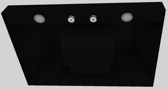 Vent-A-Hood® 30" Black Wall Mounted Liner Insert-2