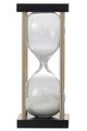 A & B Home Spellman White 15-Minute Hourglass-2