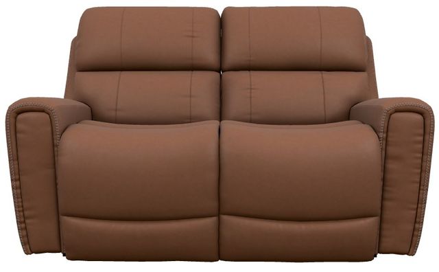 La-Z-Boy® Apollo Caramel Leather Power Reclining Loveseat with Headrest-1