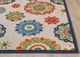 KAS Rugs Calla Ivory Suzani 5'x7' Area Rug-1