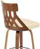 Armen Living Crux Cream 26" Swivel Counter Stool-3