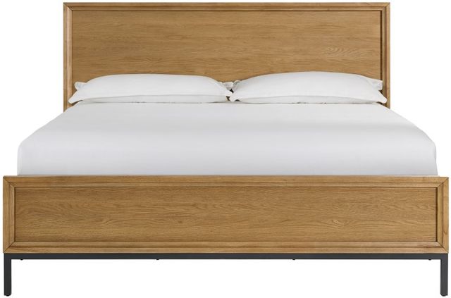 Intercon Newport Natural Oak King Panel Bed-2