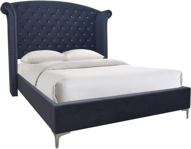 Crown Mark Lucinda Dark Grey Bed-0