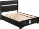 Coaster® Miranda Black Full Storage Bed-1