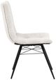Coaster® Aiken 4-Piece Saddle Stone White Upholstered Dining Side Chair-4