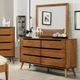 Furniture of America® Lennart II 5-Pieces Oak Queen Bedroom Collection-4
